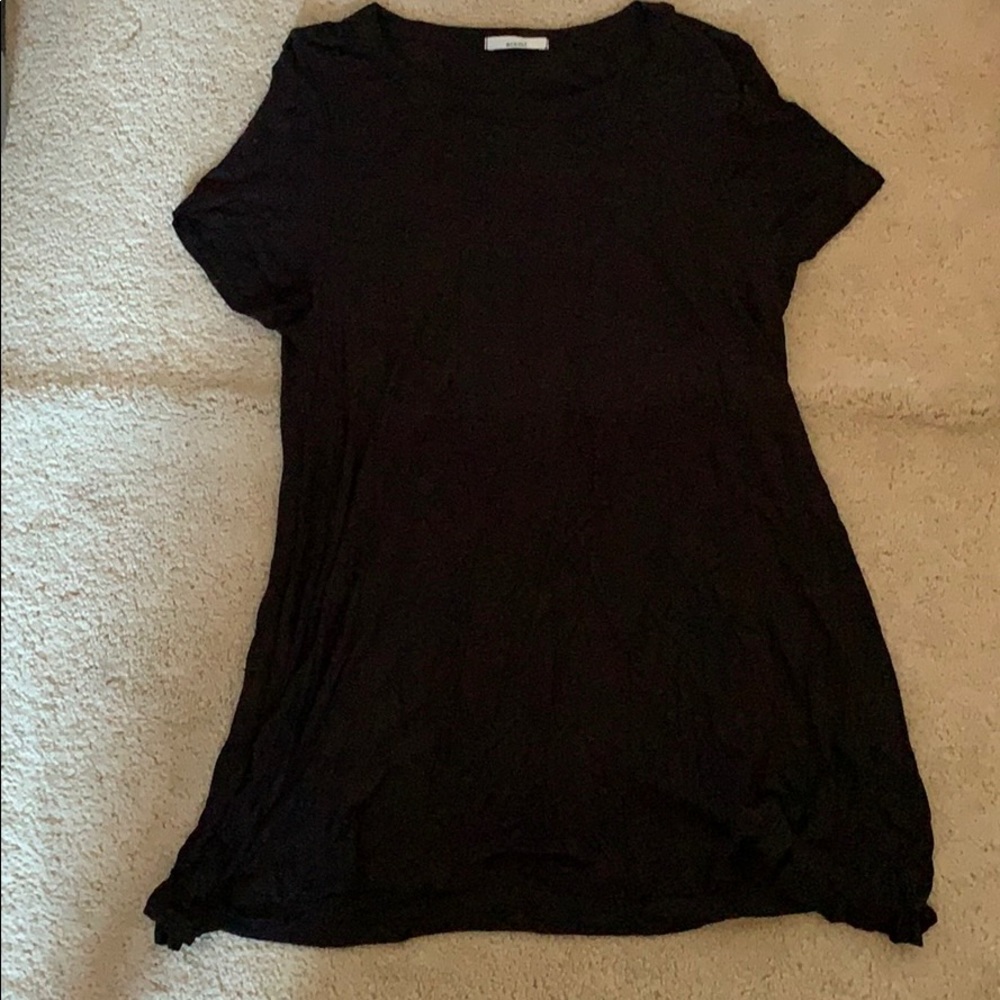 Simple Black T-Shirt Dress